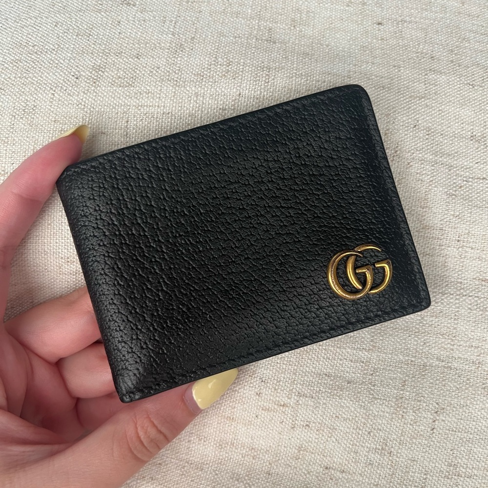 GG MARMONT LEATHER BI-FOLD WALLET - Picture 2 of 6